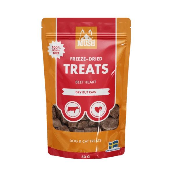 Mush Freeze-Dried Storfehjerte
