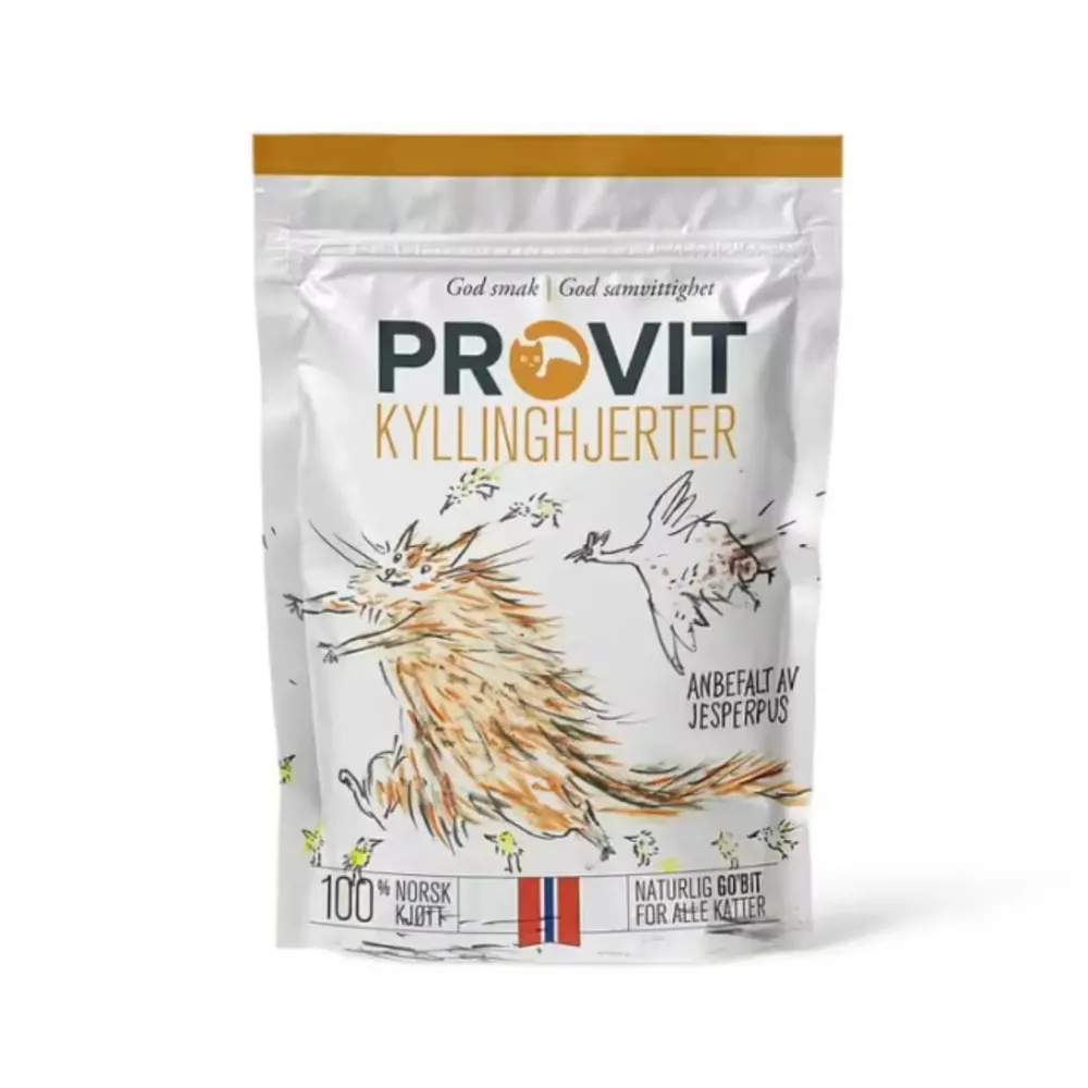 Provit Frysetørket Kyllinghjerte