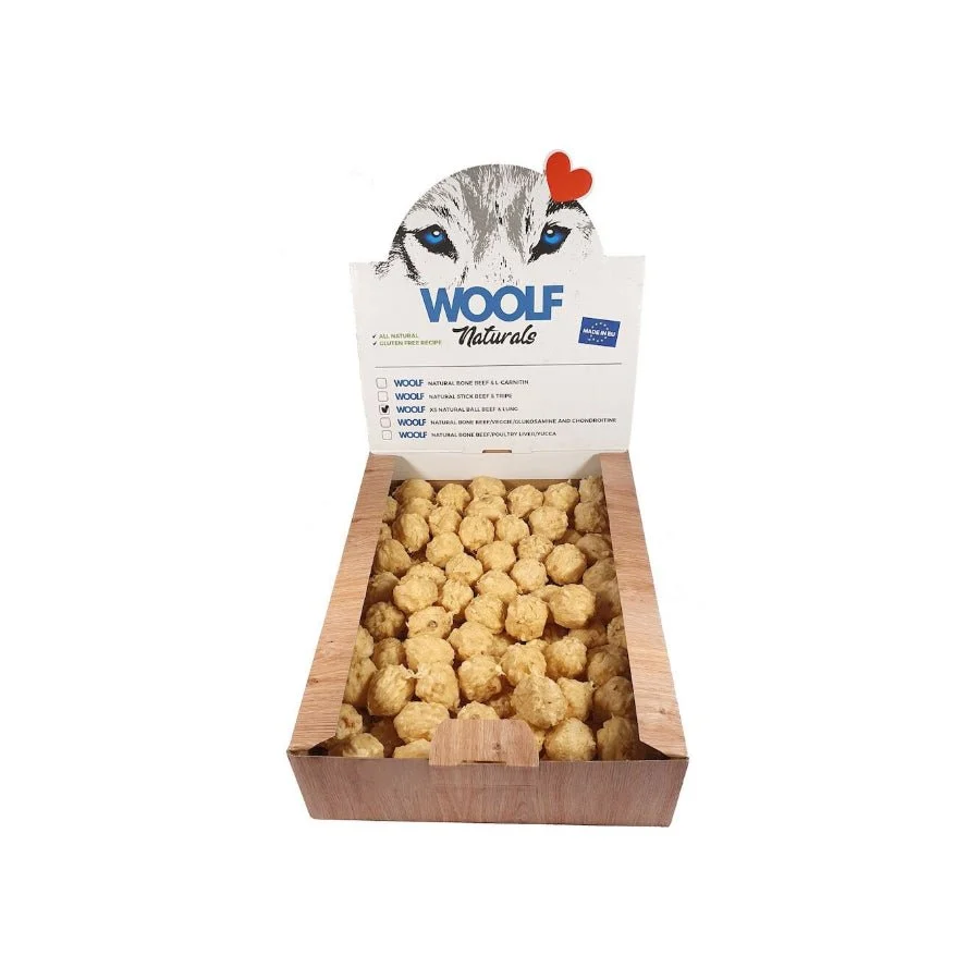 Woolf Natural Ball Beef & Lung XS