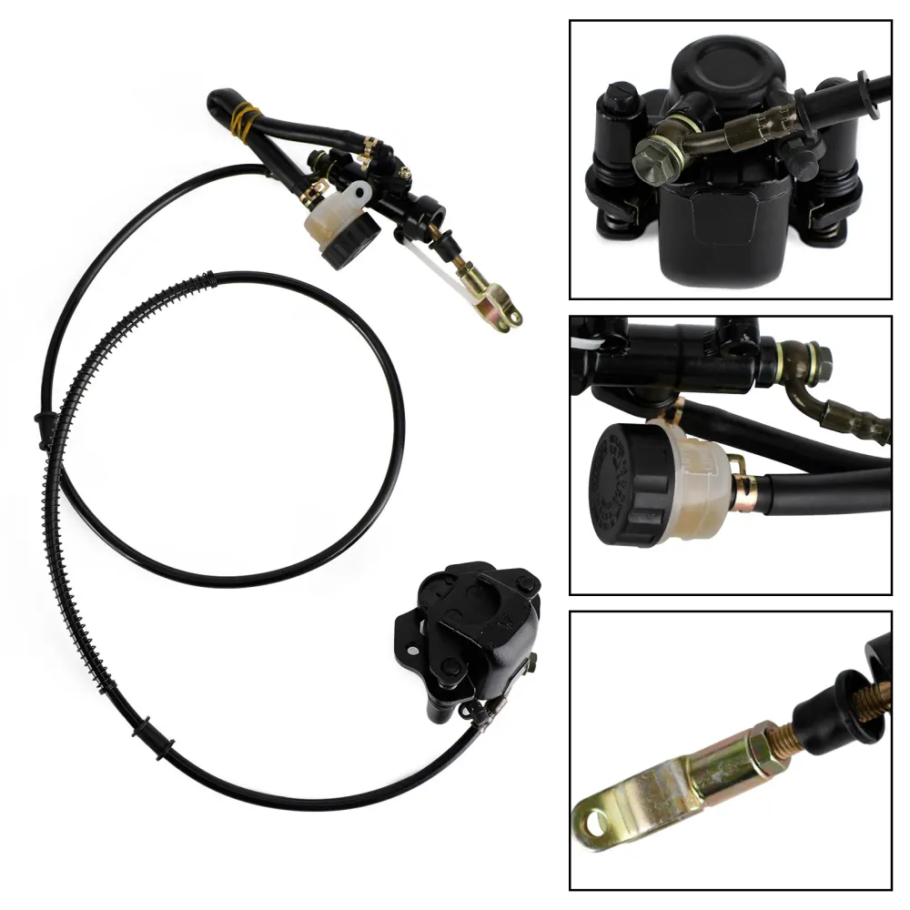 GO KART GOFF CART ATV BAKK Hydraulisk bremsemontering Caliper Master Cylinder Kit