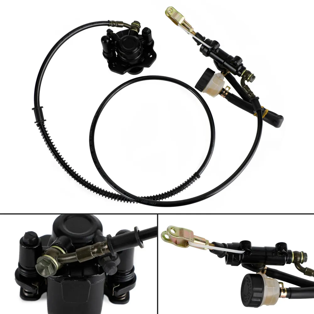 GO KART GOFF CART ATV BAKK Hydraulisk bremsemontering Caliper Master Cylinder Kit