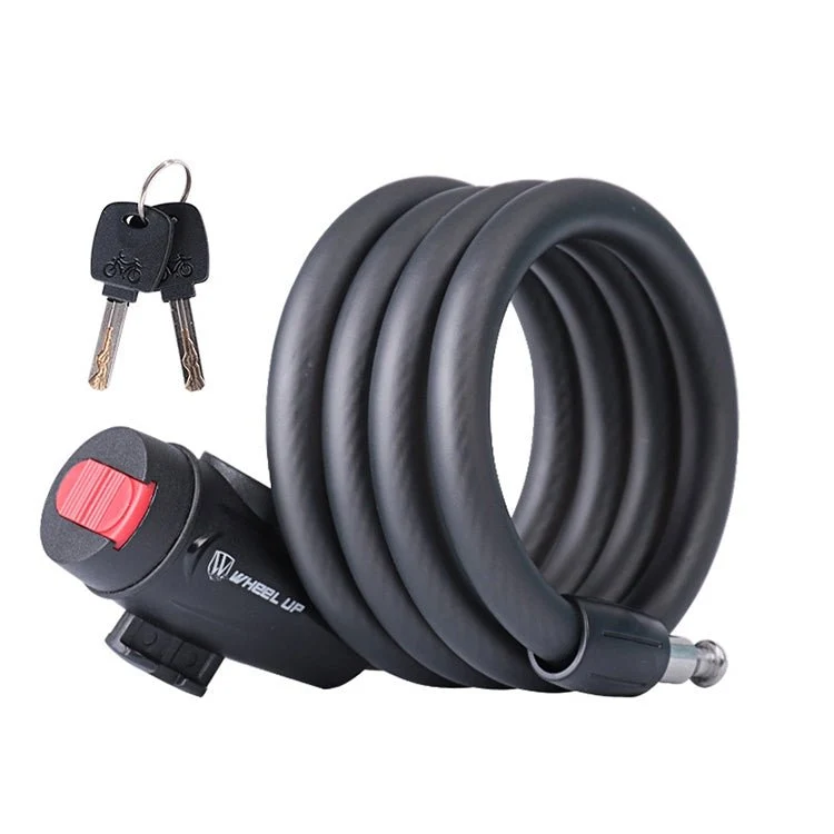 WHEEL UP Sykkel-/terrengsykkellås med kode, stålkabel (18 m)