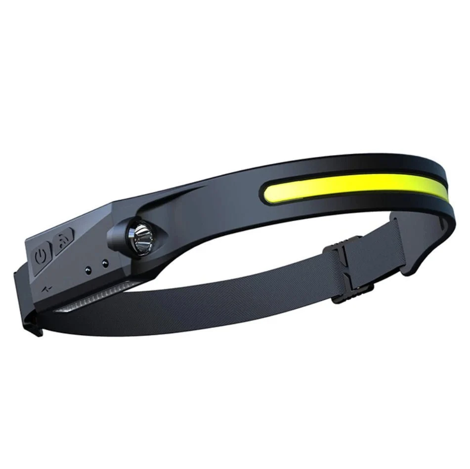LED-hodelykt med bevegelsessensor IPX4 USB-C 1200 mAh