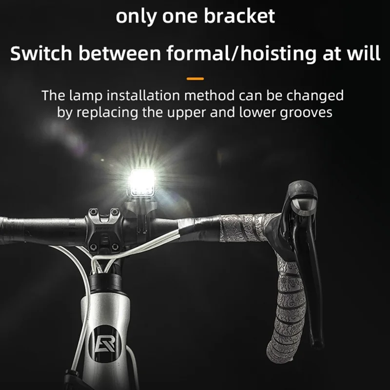 Lyssterk LED-sykkellykt Oppladbar sykkellykt