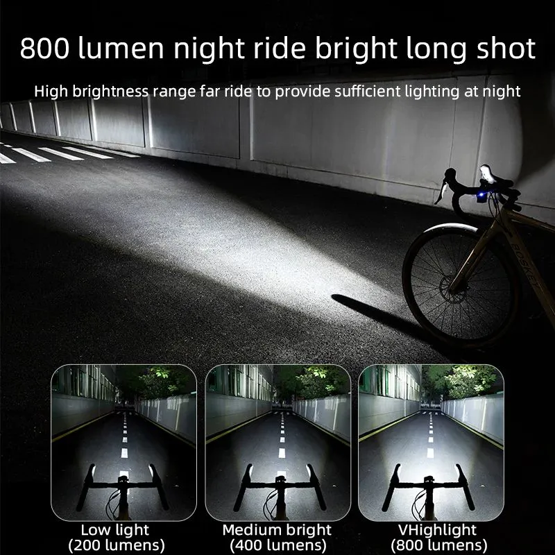 Sykkellykt ROCKBROS 800 lumen, IPX6
