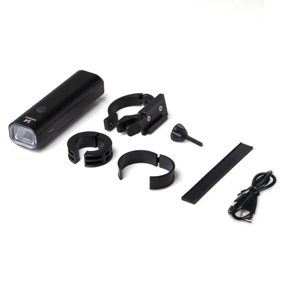 USB-C sykkellyssett foran og bak - svart