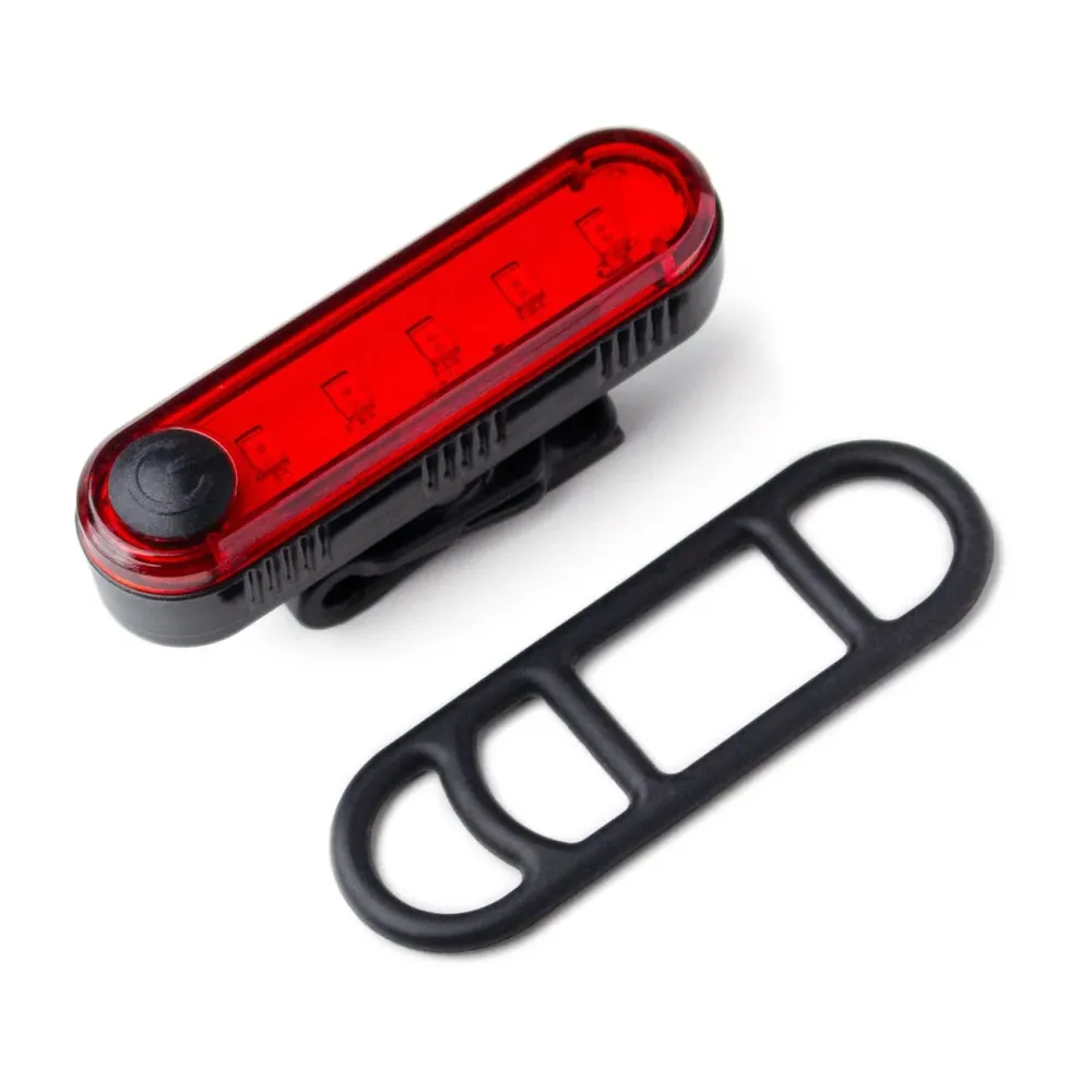 USB-C sykkellyssett foran og bak - svart
