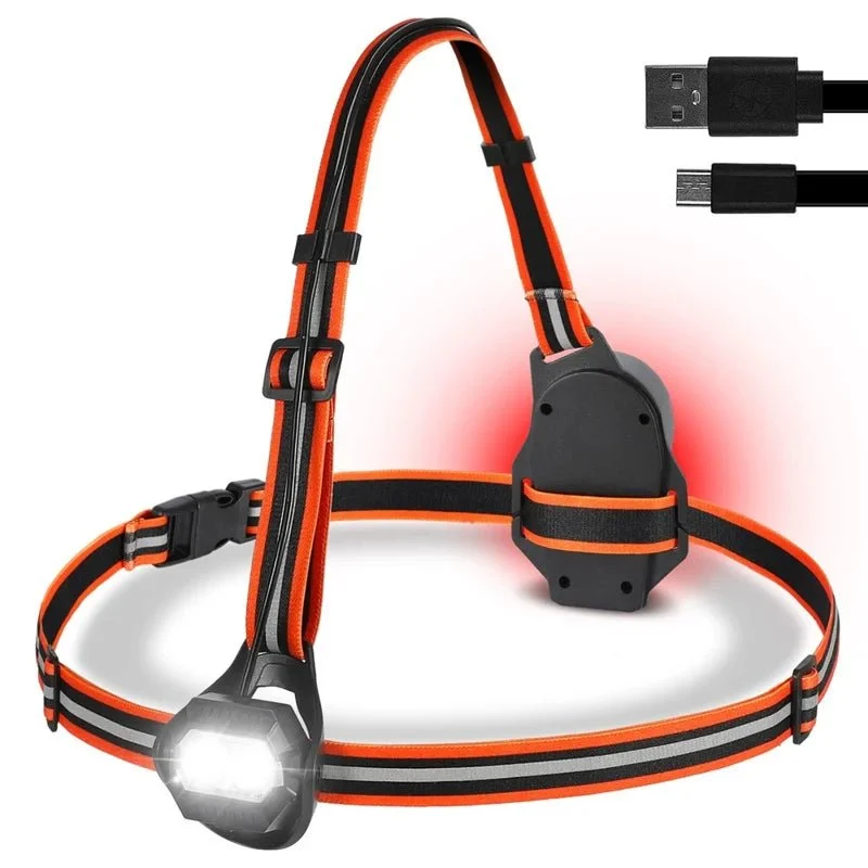 Sikkerhetssele med LED WEST BIKING Vanntett IPX4