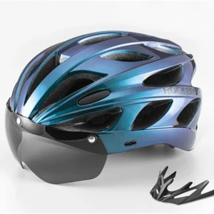 ROCKBROS Sykkelhjelm med briller 57-62 cm