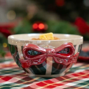 CL striped bowl and jug set
