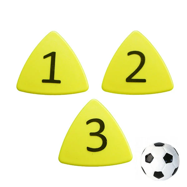 Fotball taktikk (nr. 1-11) + fodboldmagnet, Gul