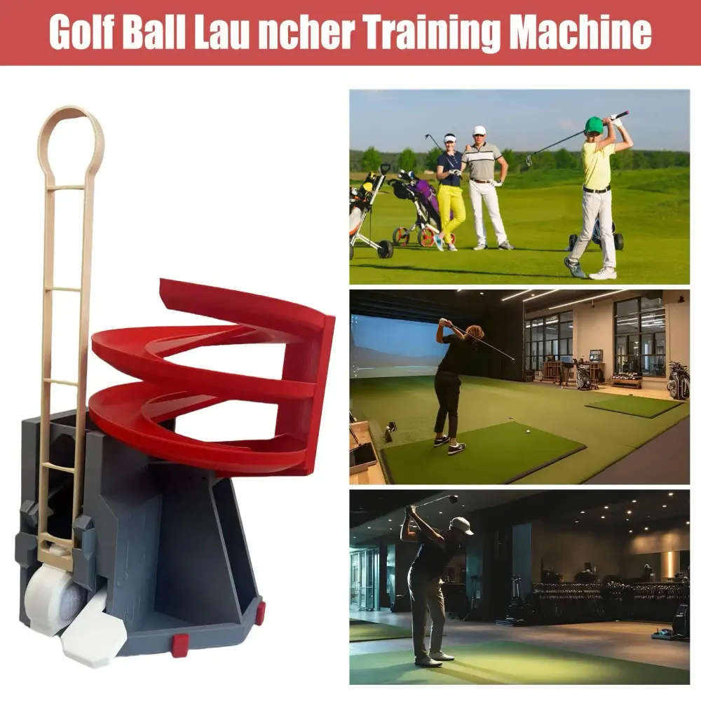 Automatisk golfballdispenser - Bærbar, ikke-drevet Tee-Up-maskin golftrening