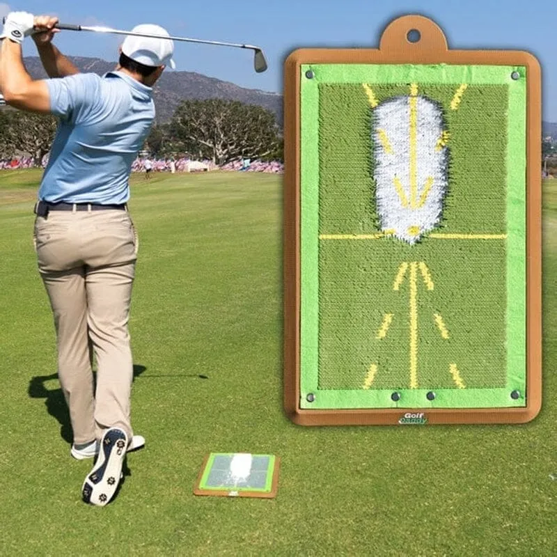 Golftreningsmatte slagdeteksjonsslag
