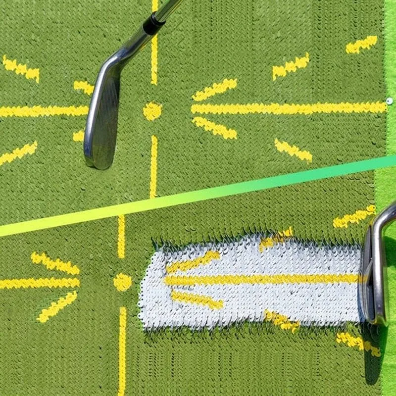 Golftreningsmatte slagdeteksjonsslag