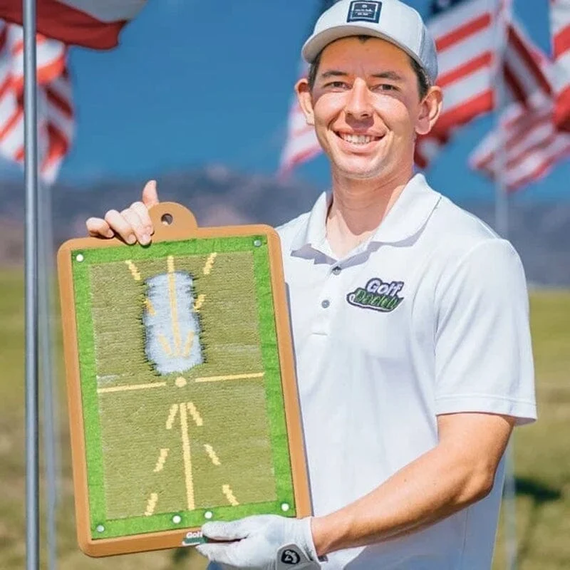 Golftreningsmatte slagdeteksjonsslag