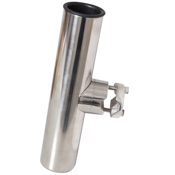 Fiskestangholder 360˚ søkeskinne, AISI 316, 22/25 mm rør, 225 mm, Ø 50 mm