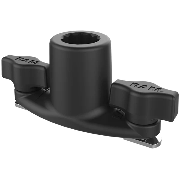 RAM-fester, Base fiskestangholder, Marine Aluminium, Pulverlakkert, 123456