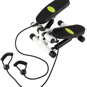 Stepmaskin med LCD-display og treningsstrikker hjemmetrening Stepper S3038