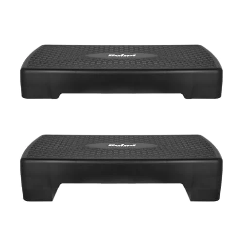 Step Aerobic 68cm Med Høydejustering Og Antiskli Rebel Electro RBA-3228-BK
