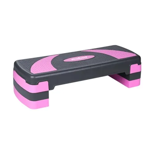 Step Aerobic 3 Nivåer 68x28cm 100kg Grå/lilla Rebel Electro RBA-3225-PU