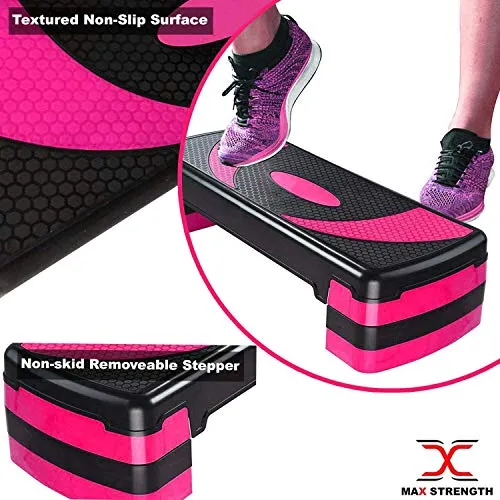 Stepkasse 10–30cm Høydejusterbar, Antiskli 120kg – Max Strength G314/P