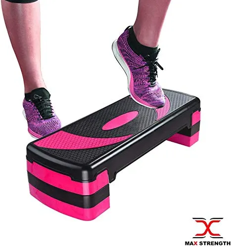 Stepkasse 10–30cm Høydejusterbar, Antiskli 120kg – Max Strength G314/P