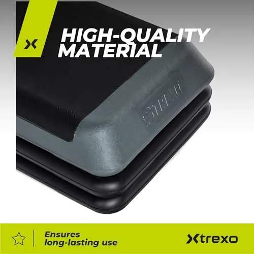 Stepkasse 109x41cm, Høyde 10–20cm, 250kg, Grå TREXO TRX-AS01