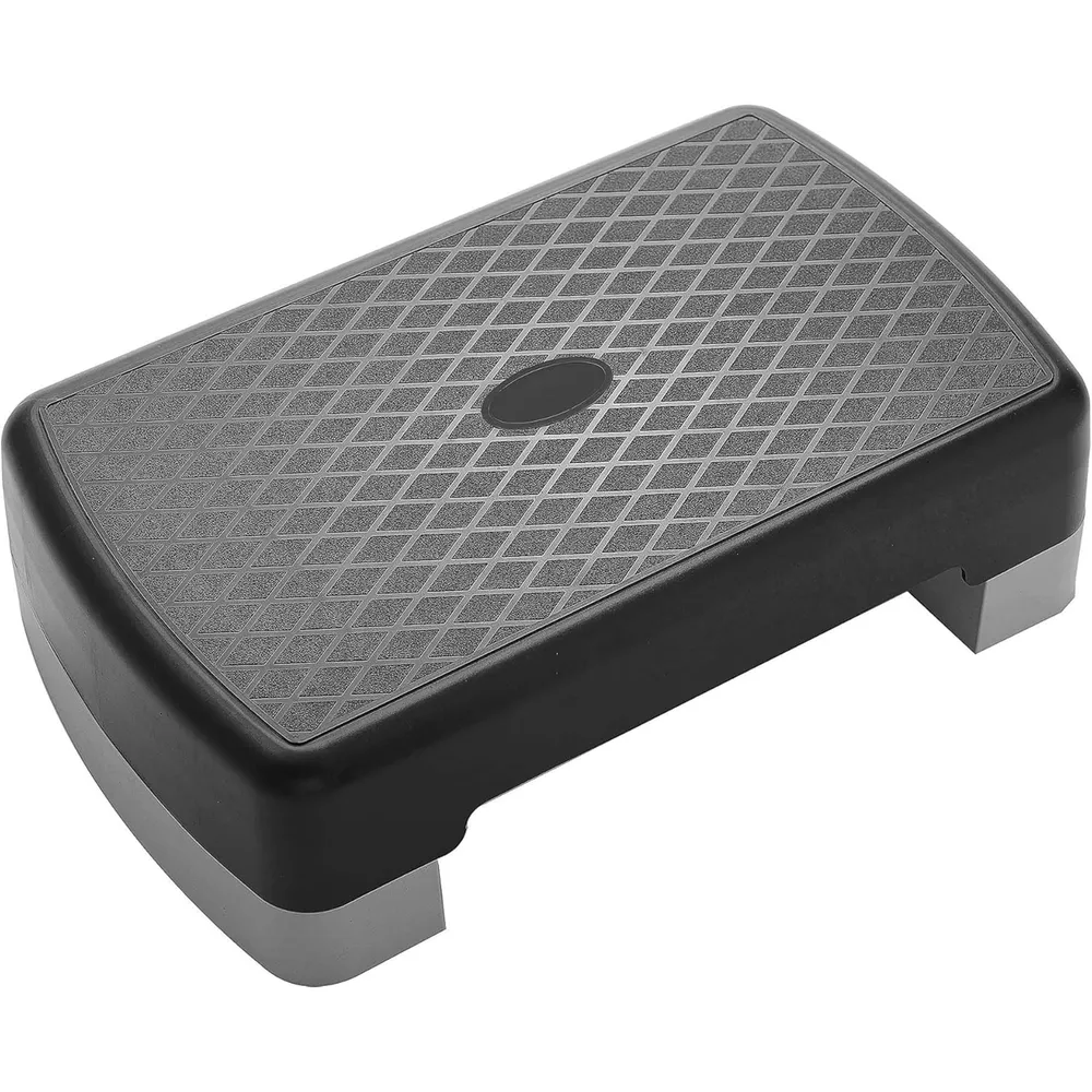 Stepkasse justerbar 10–15cm, mini 28" grå/svart, 400 lbs – BalanceFrom AROS68