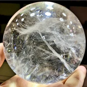 XL Clear Quartz Magic Sphere , ca. 100 - 110mm / 1.5 - 1.9 kg