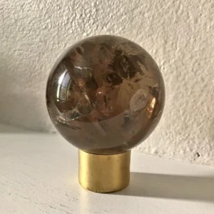 Gigastor Smoke Quartz Sphere ( Kule ) AAA Kvalitet, ca.90 -100mm, 1.2 - 1.5kg