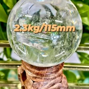 XXL Clear Quartz Magic Sphere , ca. 110 - 120mm / 2.0 - 2.5 kg