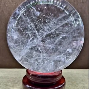XXL Clear Quartz Magic Sphere , ca. 125 - 130mm / 3.0 - 3.5 kg