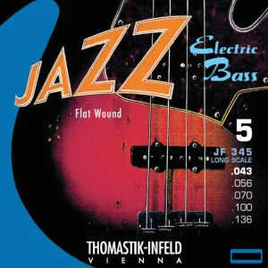 Thomastik-Infeld E-bass-strenger Jazz Bass Flat wound - Sett 4-str. super lang (JF364)