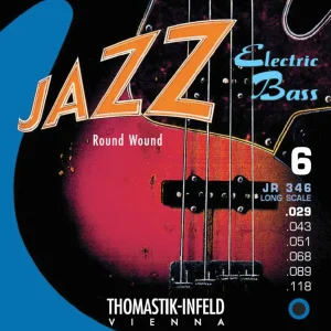 Thomastik-Infeld E-bass-strenger Jazz Bass-serie nikkel roundwound roundcore - sett 6-strengs (JR346)