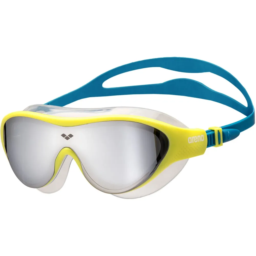 Arena Silver-Soft_Green-Blue_Cosmo One Mask Jr Mr
