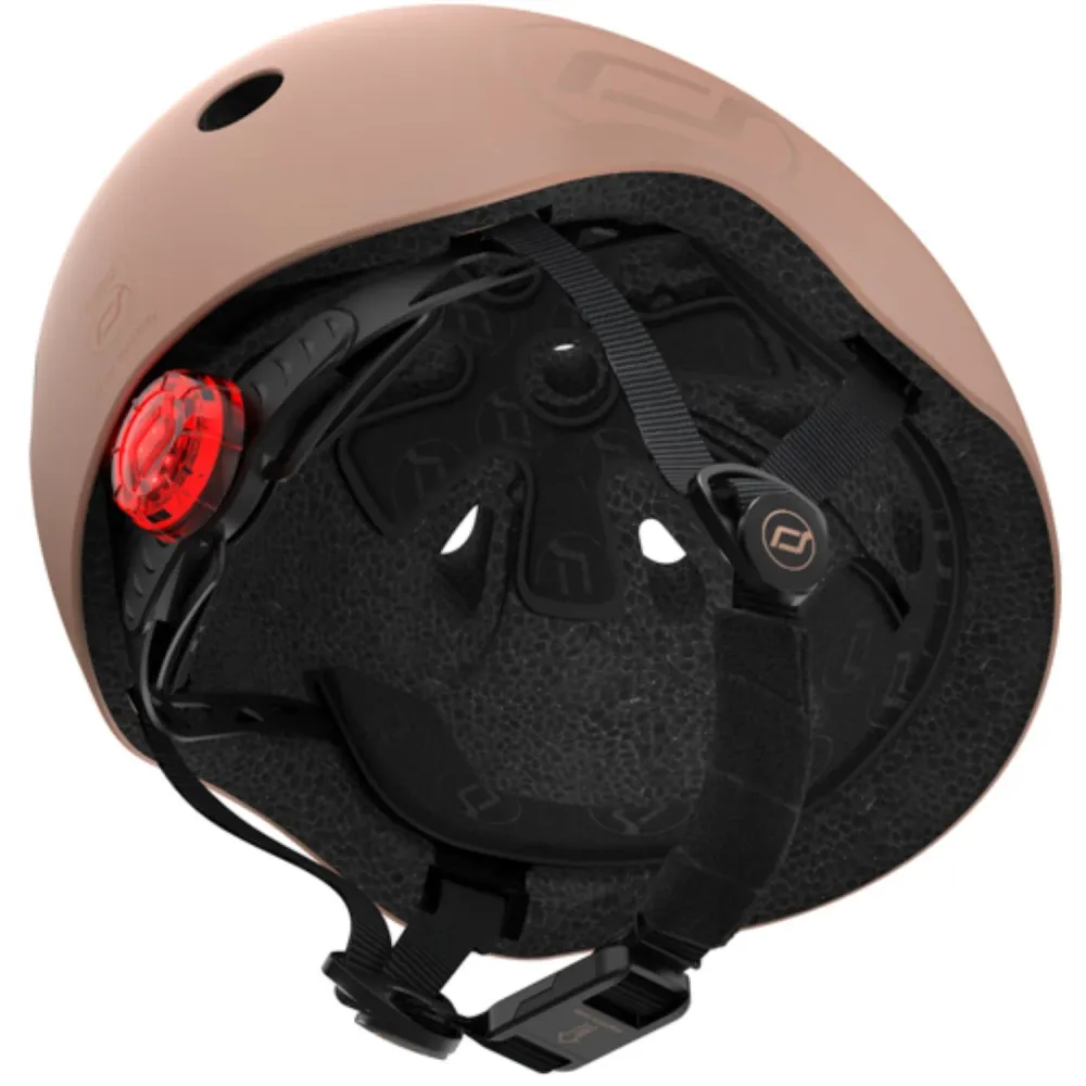 Scoot and Ride Mocha Hjelm S
