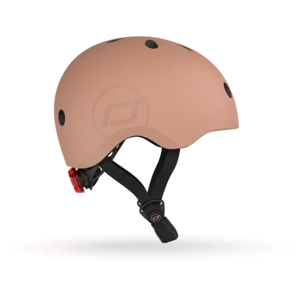 Scoot and Ride Mocha Hjelm S