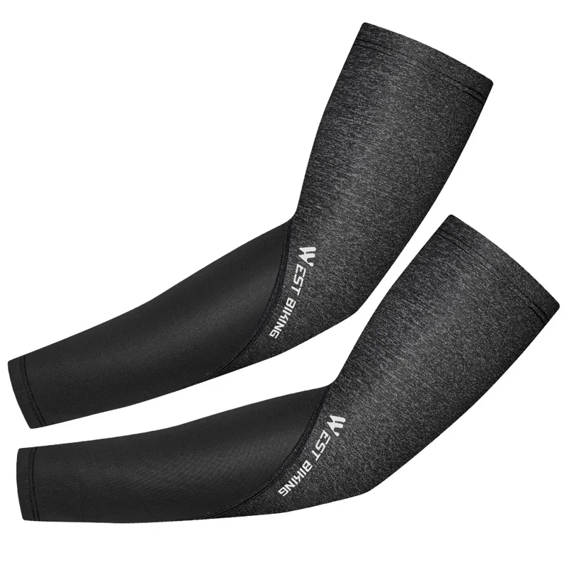 WEST BIKING UV-beskyttende sommerarmvarmere i iset silke, unisex, solbeskyttelse