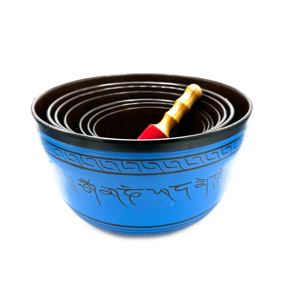 Syngeskålsett 7 Chakra 14-22 cm