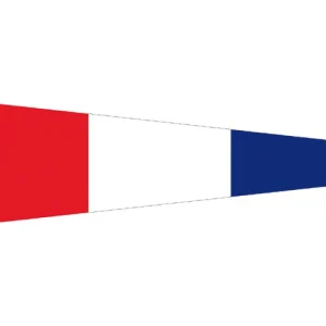 Talamex, Signalflagg 30x36 cm nr. 3, 100 % spunnet polyester 155 gr/m² (1 stk)