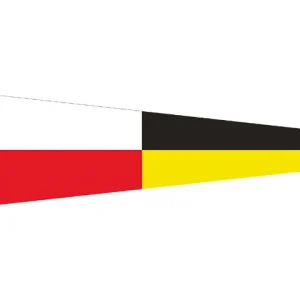 Talamex, Signalflagg, 30x36 cm nr. 9, 100 % spunnet polyester 155gr/m² (1 stk)