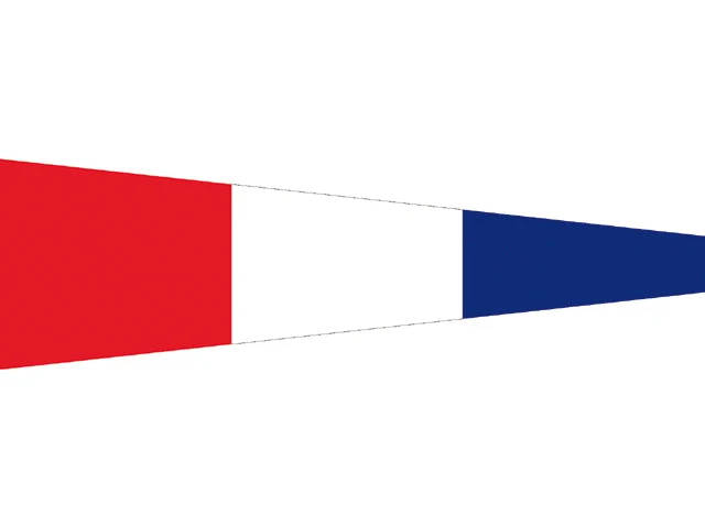 Talamex, Signalflagg 30x36 cm nr. 3, 100 % spunnet polyester 155 gr/m² (1 stk)