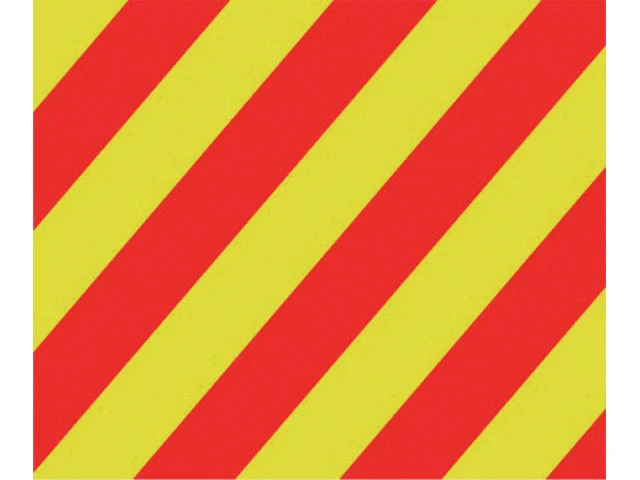 Talamex, Signalflagg Y, 30x36 cm, Yankee, Gul, jeg drar ankeret mitt, Spunnet polyester (1 stk) 100 % spunnet polyester 15...
