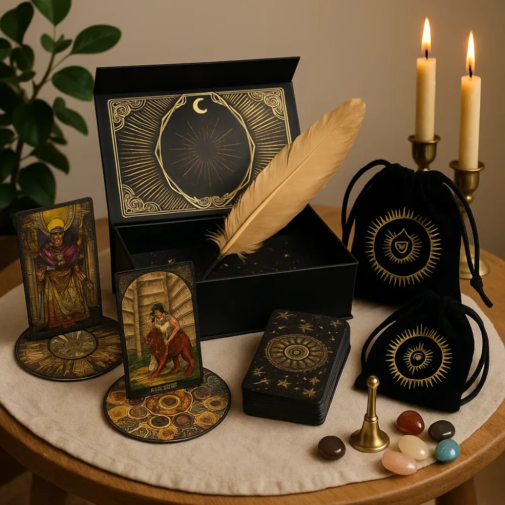 Tarotkort Gavesett, Gullfolie