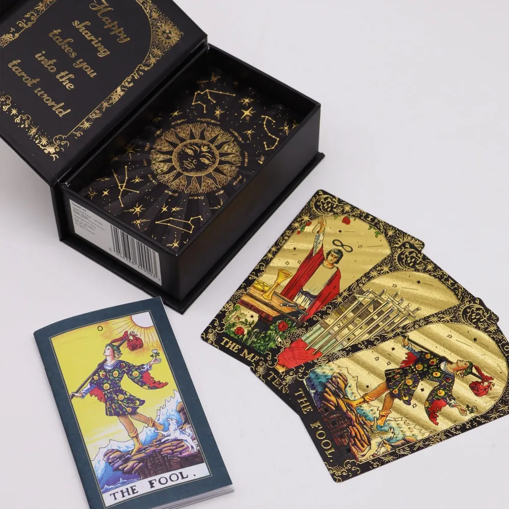 Tarotkort Gullfolie Gaveeske