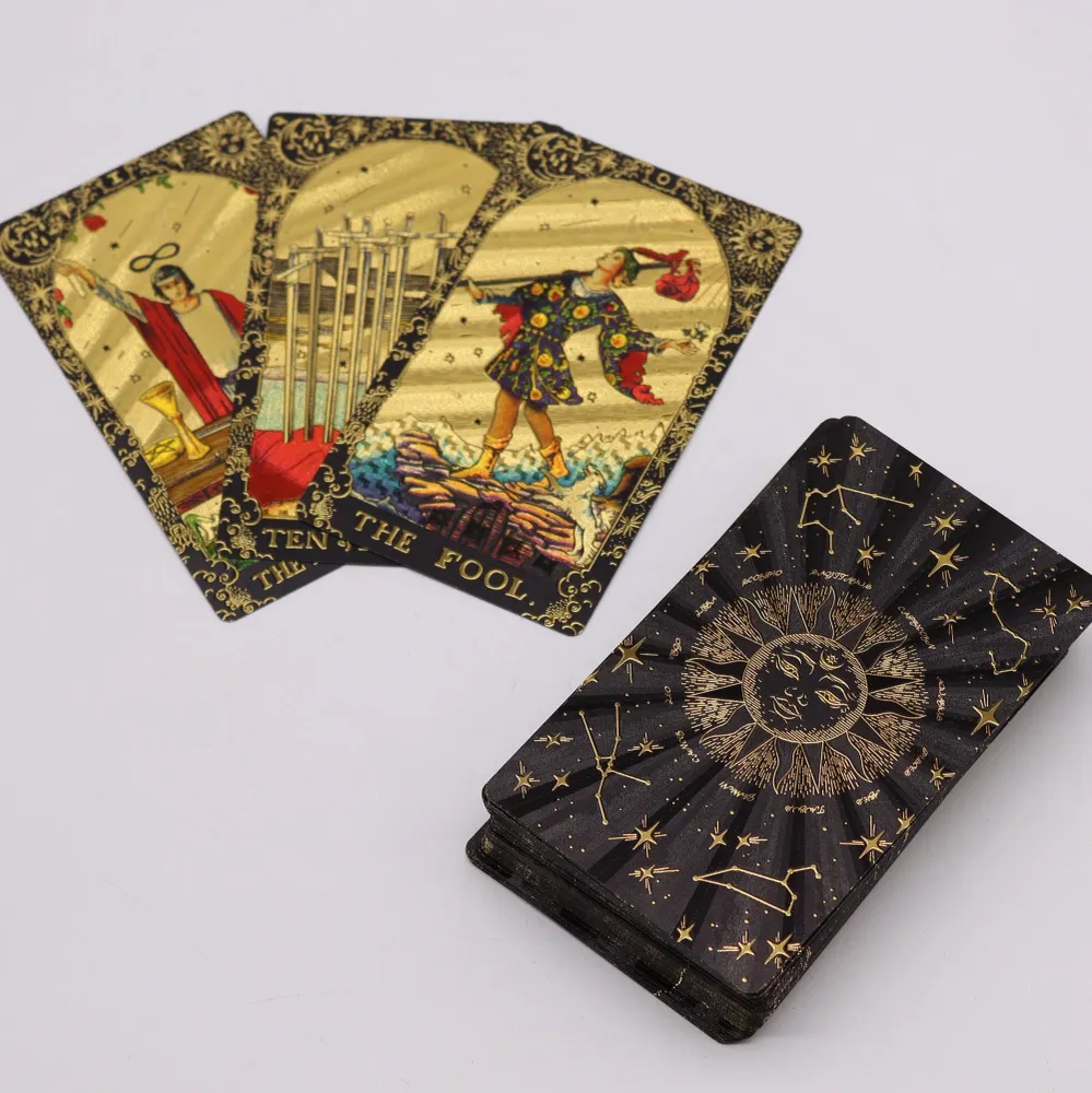 Tarotkort Gullfolie Gaveeske
