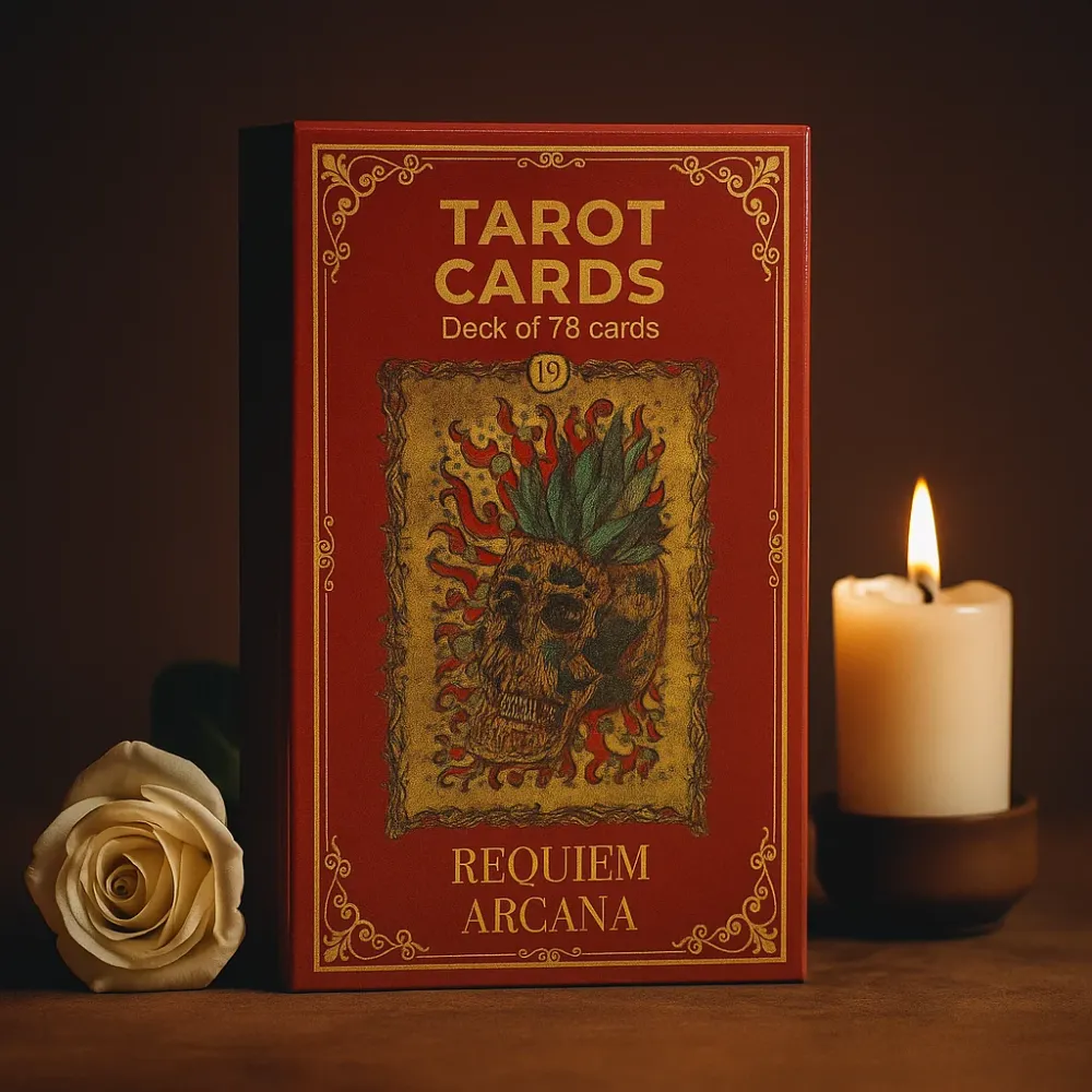 Tarotkort med guidebok, Requiem Arcana