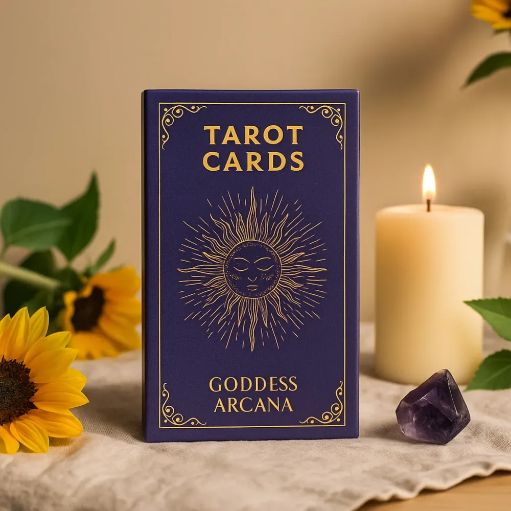 Tarotkortstokk med veiledningsbok Gudinne Arcana