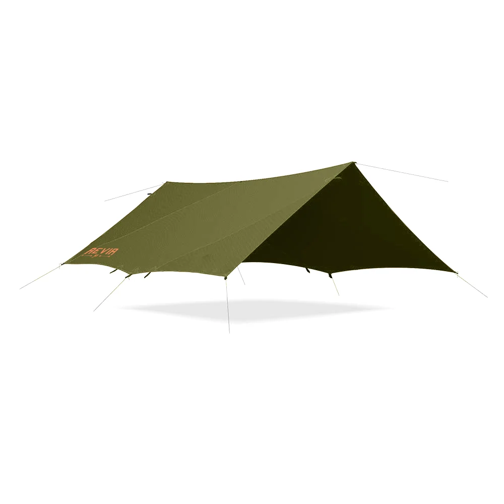 Revir Tarp Hegn – 3 X 4 Meter Ripstop – M/ Teltplugger Og Tau