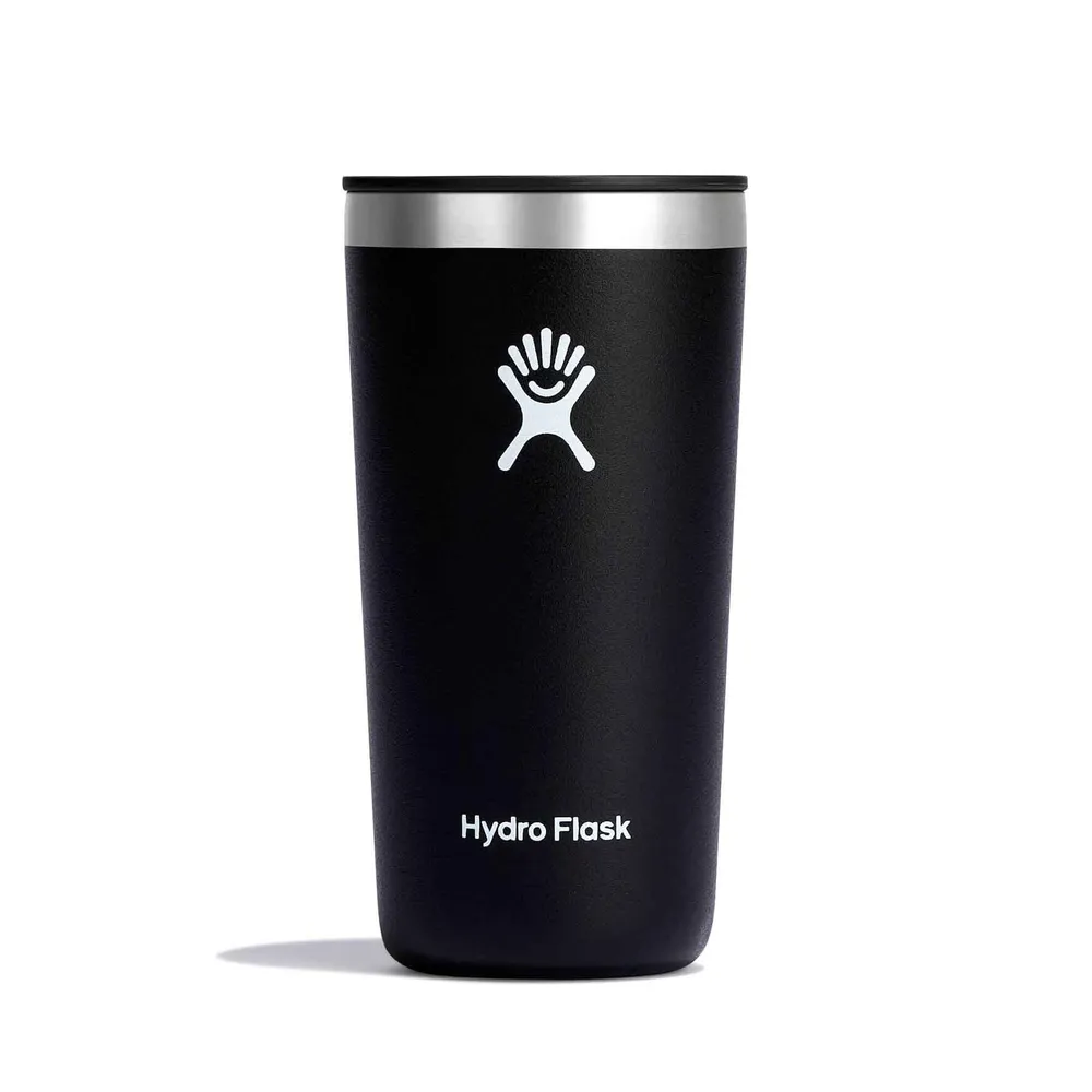 Hydro Flask All Around Tumbler Press- Lid 12oz, Black